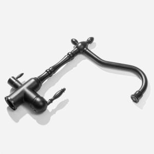 Torneira Monocomando Girat&oacute;ria de Filtro (Aran Preta Fosca)