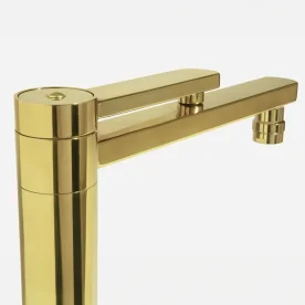 Produto Torneira Monocomando Giratória de Filtro (Ibiza Dourada) - Outlet