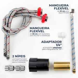 Torneira Monocomando Girat&oacute;ria de Filtro (Ibiza Grafite Fosca)