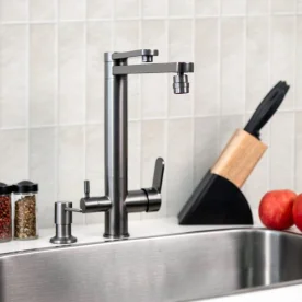 Produto Torneira Monocomando Giratória de Filtro (Ibiza Grafite Fosca) - Outlet