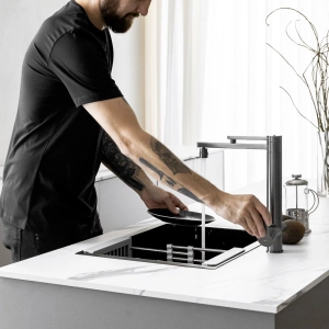 Torneira Monocomando Girat&oacute;ria de Filtro (Ibiza Grafite Fosca)