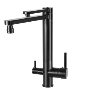 Torneira Monocomando Girat&Atilde;&sup3;ria de Filtro (Ibiza Preta Fosca)