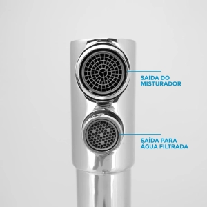 Torneira Monocomando Girat&oacute;ria de Filtro (Ubatuba Cromada)
