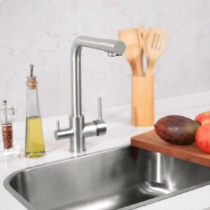 Torneira Monocomando Giratória de Filtro (Ubatuba Escovada)