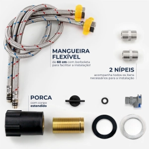 Torneira Monocomando Gourmet de Cozinha (Barbados Dourada)