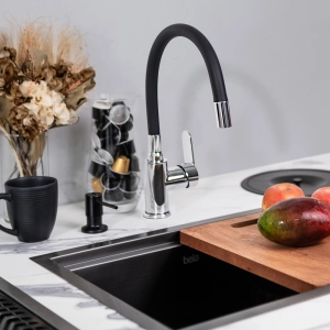 Torneira Monocomando Gourmet de Cozinha (Campeche Preta)