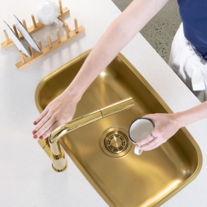 Torneira Monocomando Gourmet de Cozinha (Chipre Dourada)