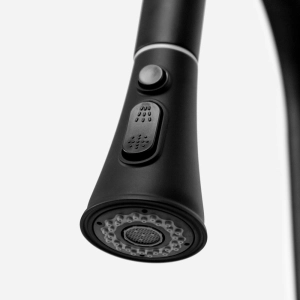 Torneira Monocomando Gourmet de Cozinha (Creta Preta Fosca)