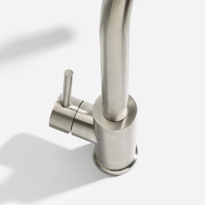 Torneira Monocomando Gourmet de Cozinha Inox (Maldivas Escovada)