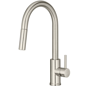 Torneira Monocomando Gourmet de Cozinha Inox (Maldivas Escovada)