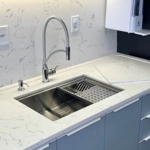 Torneira Monocomando Gourmet de Cozinha (Riviera Cromada)