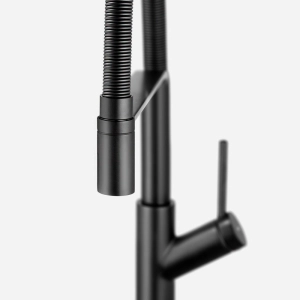 Torneira Monocomando Gourmet de Cozinha (Venice Preta Fosca)