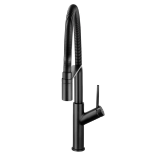 Torneira Monocomando Gourmet de Cozinha (Venice Preta Fosca)