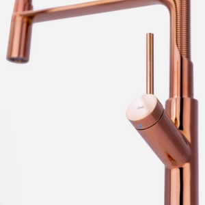 Torneira Monocomando Gourmet de Cozinha (Venice Ros&eacute; Gold)