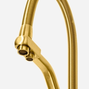 Torneira Monocomando Gourmet de Filtro (Nassau Dourada Fosca)