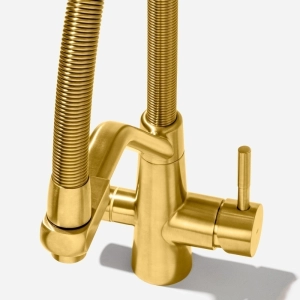 Torneira Monocomando Gourmet de Filtro (Nassau Dourada Fosca)