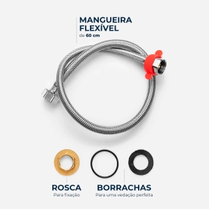 Torneira Retr&ocirc; Alta de &Aacute;gua Fria para Banheiro (Aron Dourada)