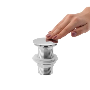 V&aacute;lvula Click de Inox para Cubas (Cromada)