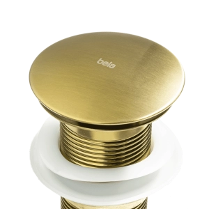 V&aacute;lvula Click de Inox para Cubas (Dourada Fosca)