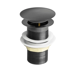 V&aacute;lvula Click de Inox para Cubas (Grafite Fosca)