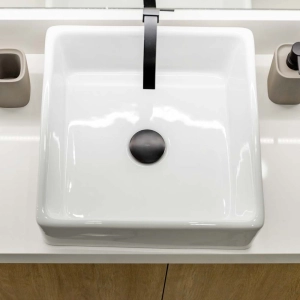 V&aacute;lvula Click de Inox para Cubas (Preta Fosca)