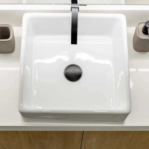 V&aacute;lvula Click de Inox para Cubas (Preta Fosca) - Outlet