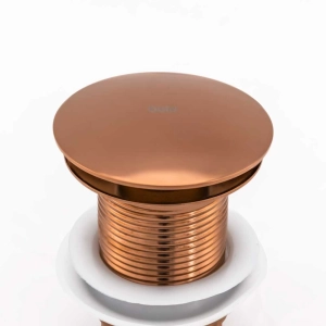 V&aacute;lvula Click de Inox para Cubas (Ros&eacute; Gold)