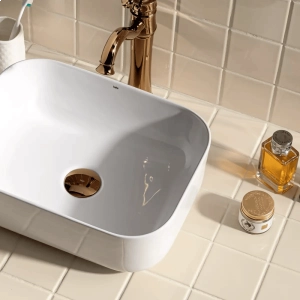 V&aacute;lvula Click de Inox para Cubas (Ros&eacute; Gold)