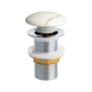 V&aacute;lvula Click de Lou&ccedil;a para Cubas (M&aacute;rmore Carrara)