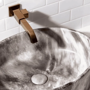 V&aacute;lvula Click de Lou&ccedil;a para Cubas (M&aacute;rmore Grigio)