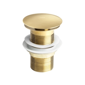 Válvula Click de Inox para Cubas (Ouro Fosca)