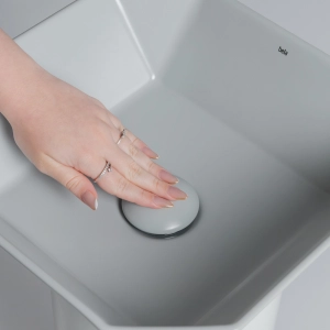 V&aacute;lvula Click de Lou&ccedil;a para Cubas (Cinza)