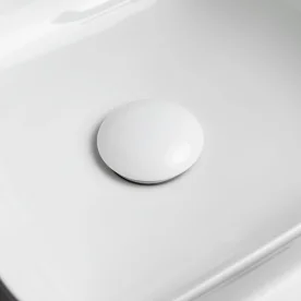Válvula Click de Louça para Cubas com Ladrão (Branca) Produto Válvula Click de Louça para Cubas com Ladrão (Branca)