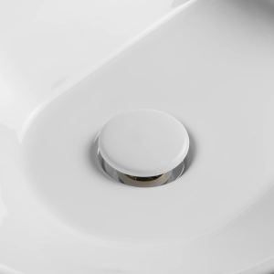 Válvula Click Slim de Louça para Cubas (Branca) Produto Válvula Click Slim de Louça para Cubas (Branca)